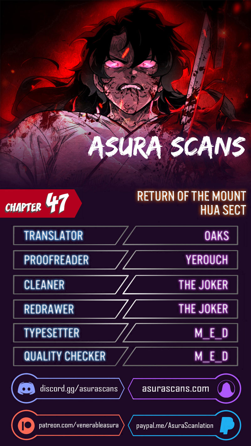 Return of the Mount Hua Sect Chapter 47 - Page 1