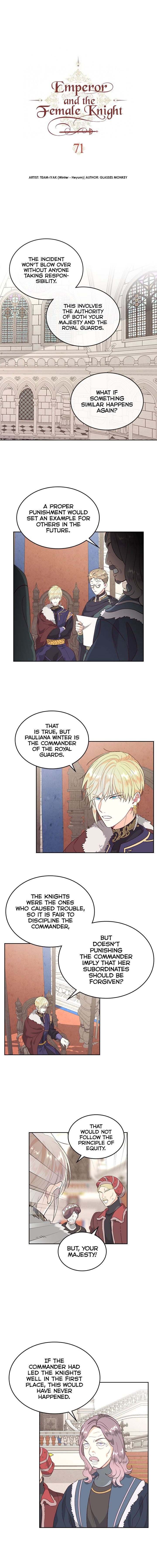 Emperor And The Female Knight Chapter 71 - Page 2