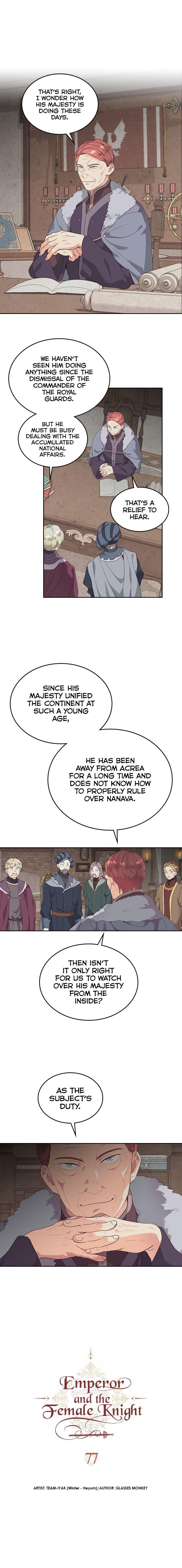 Emperor And The Female Knight Chapter 77 - Page 2