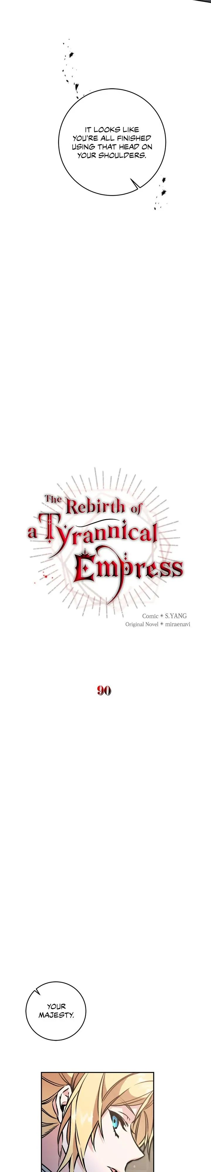 The Rebirth of a Tyrannical Empress Chapter 90 - Page 6