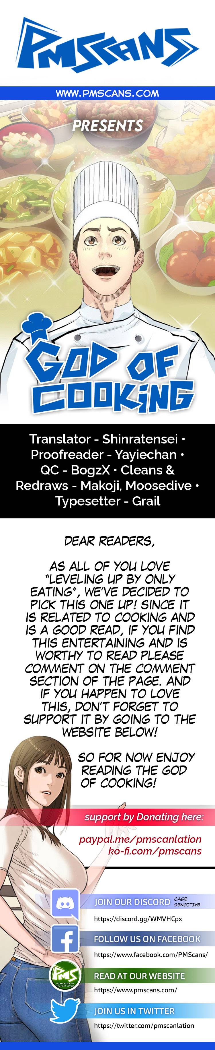 God Of Cooking Chapter 27 - Page 1