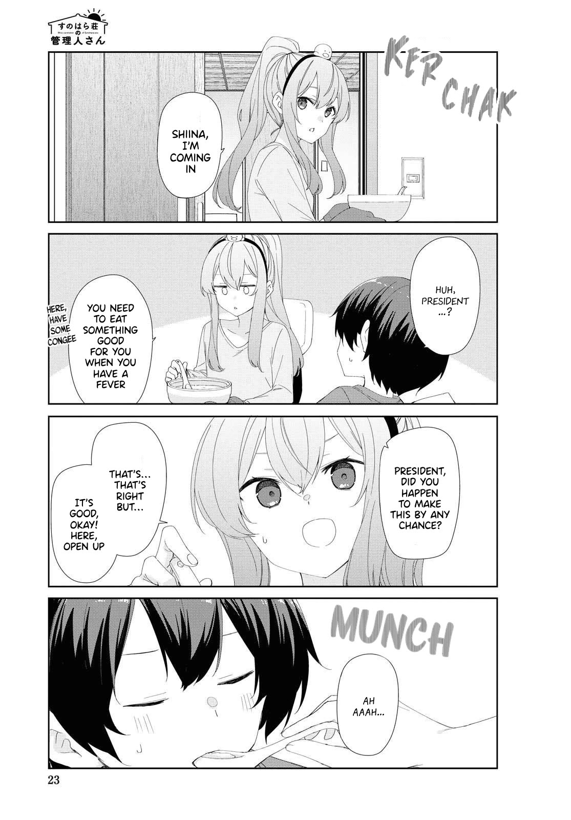 Sunoharasou no Kanrinin-san Chapter 74 - Page 4