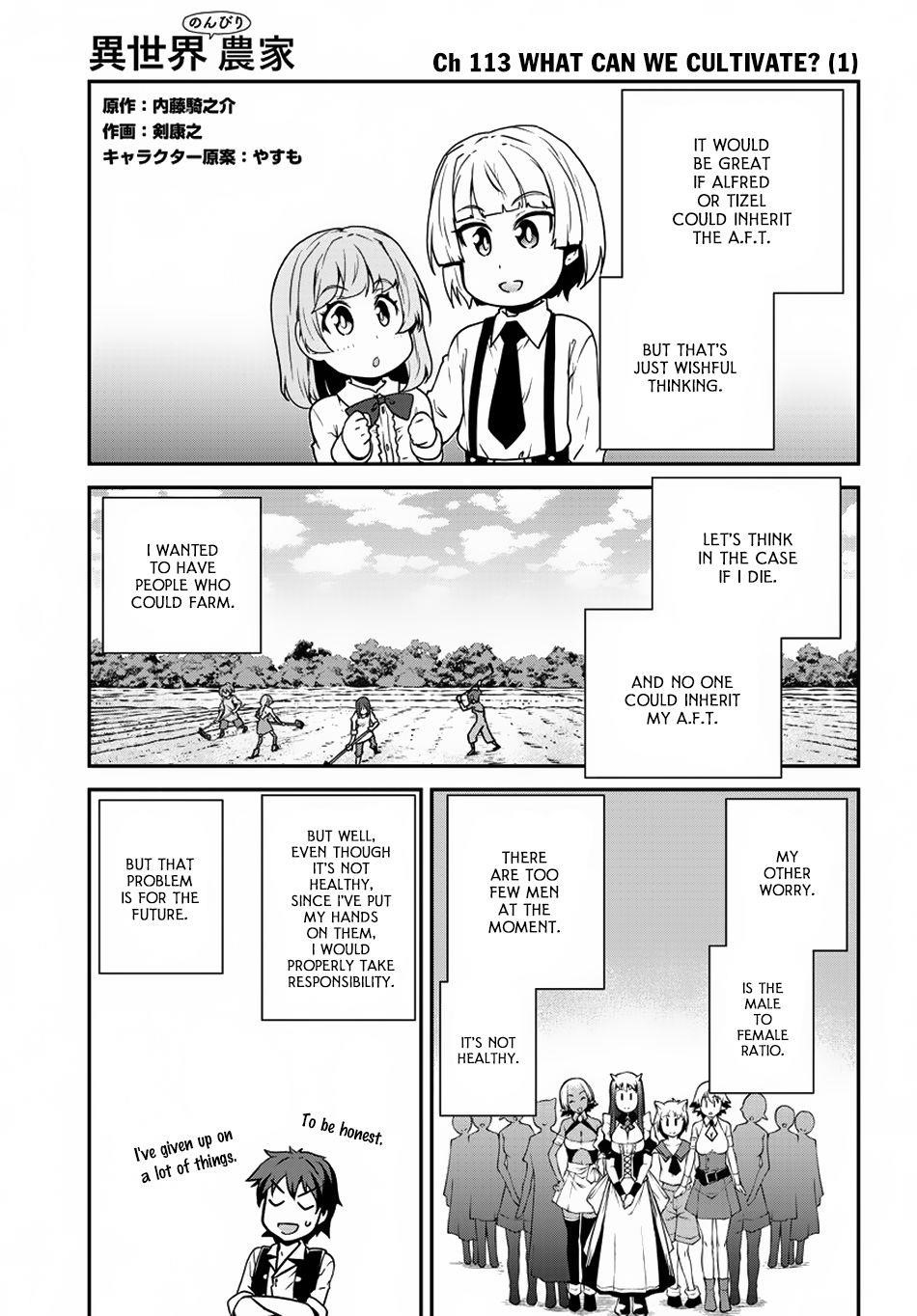 Isekai Nonbiri Nouka Chapter 113 - Page 1