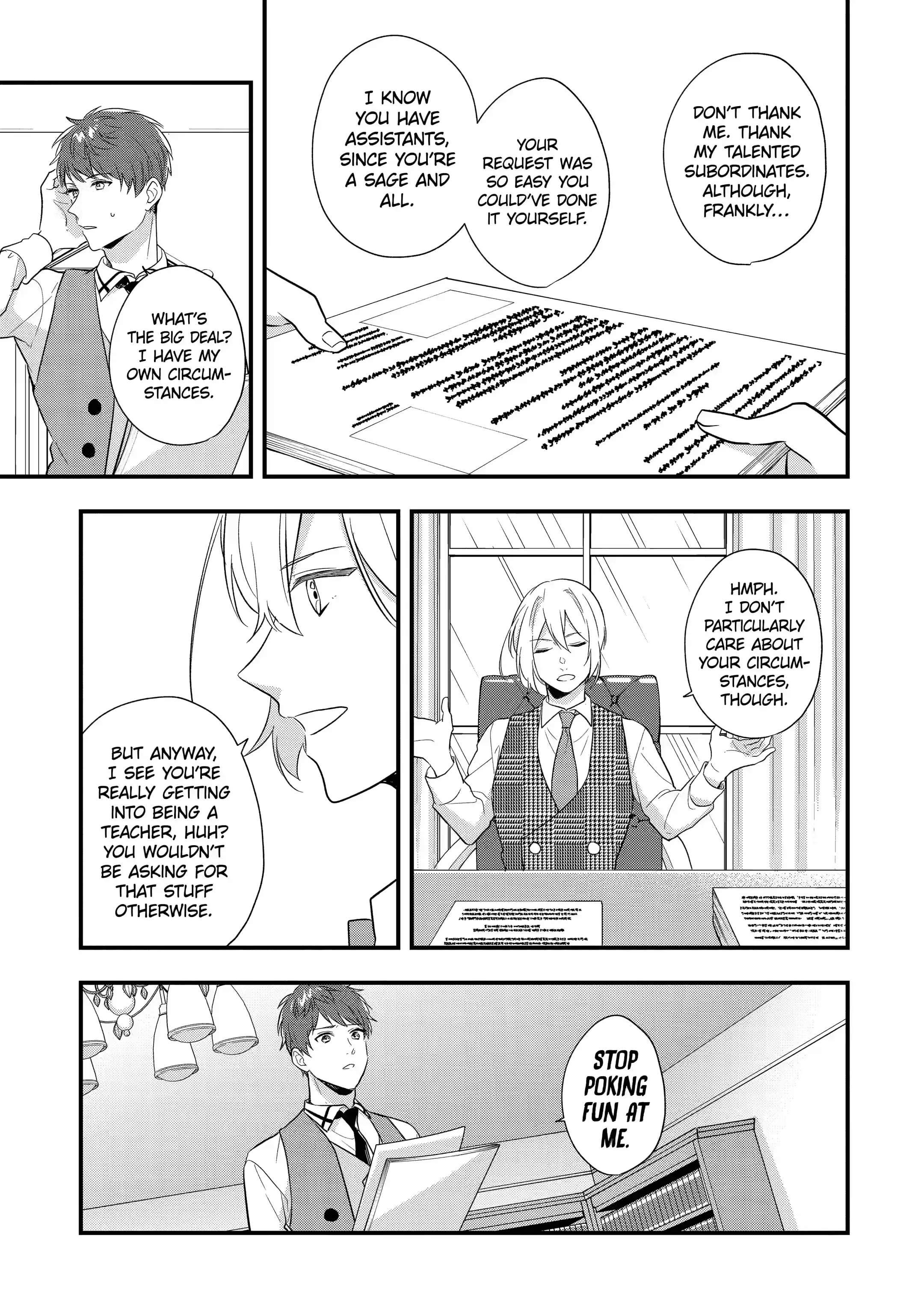 Demoted to a Teacher, the Strongest Sage Raises an Unbeatable Class Chapter 11.1 - Page 5
