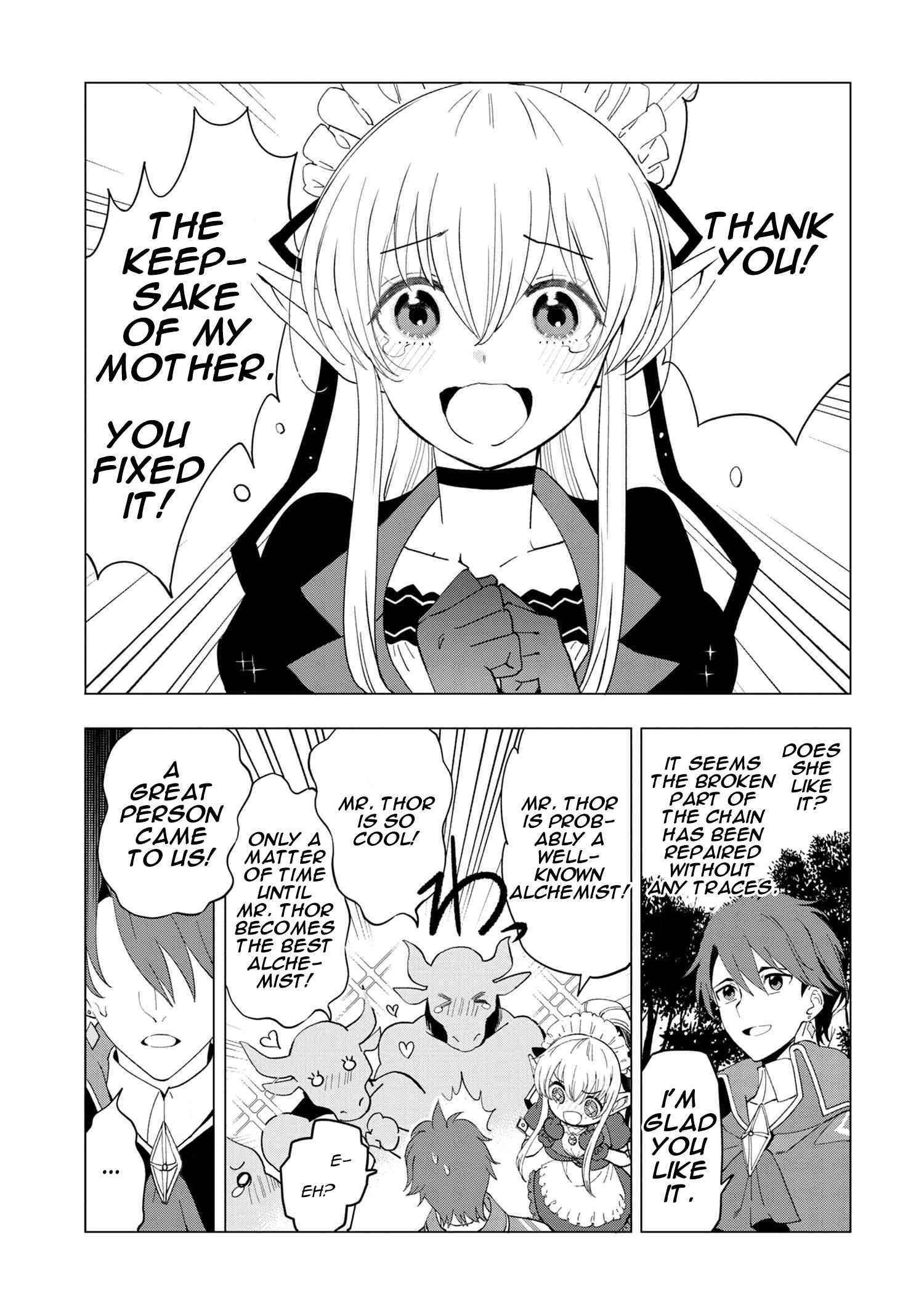 The Creation Alchemist Enjoys Freedom -If I Am Exiled From My Hometown, I Can Make Magic Items With Transcendent Effects at the Knees of the Demon Lord- Chapter 1.4 - Page 9