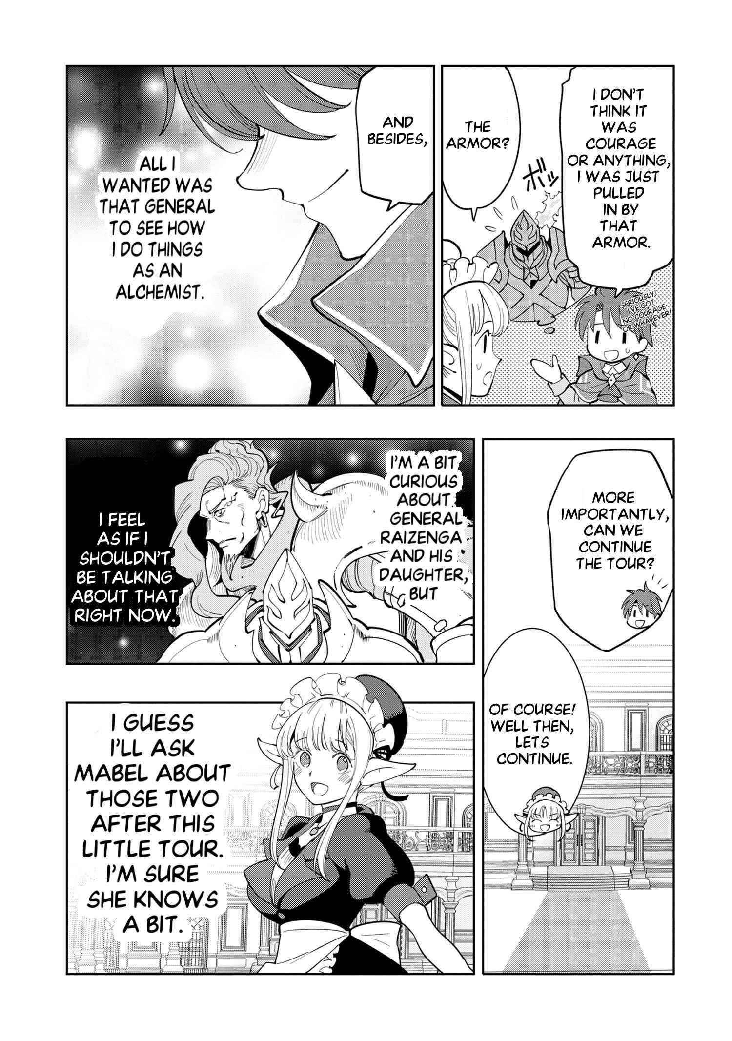 The Creation Alchemist Enjoys Freedom -If I Am Exiled From My Hometown, I Can Make Magic Items With Transcendent Effects at the Knees of the Demon Lord- Chapter 6.4 - Page 14