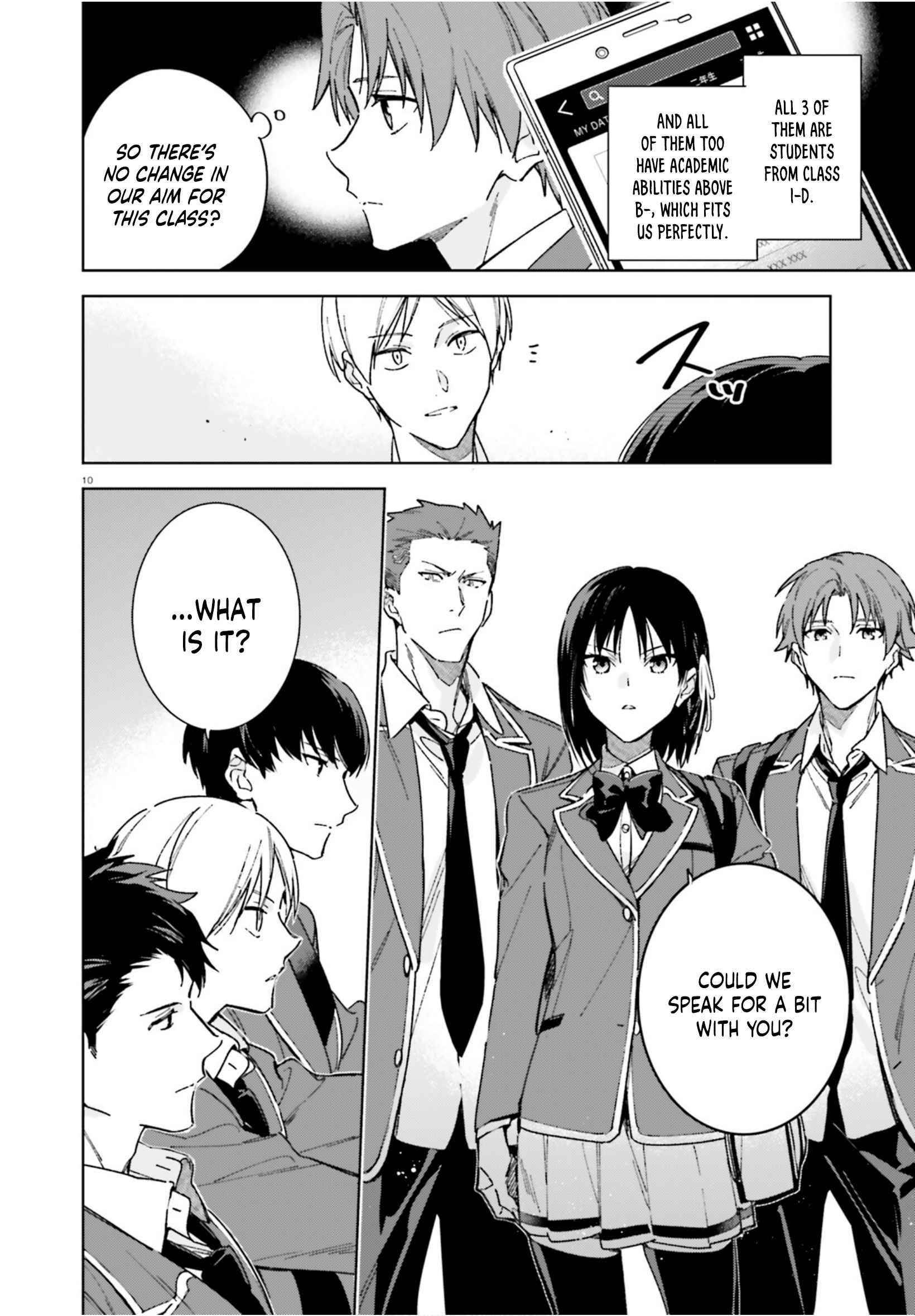 Classroom of the Elite – 2nd Year Chapter 4 - Page 10