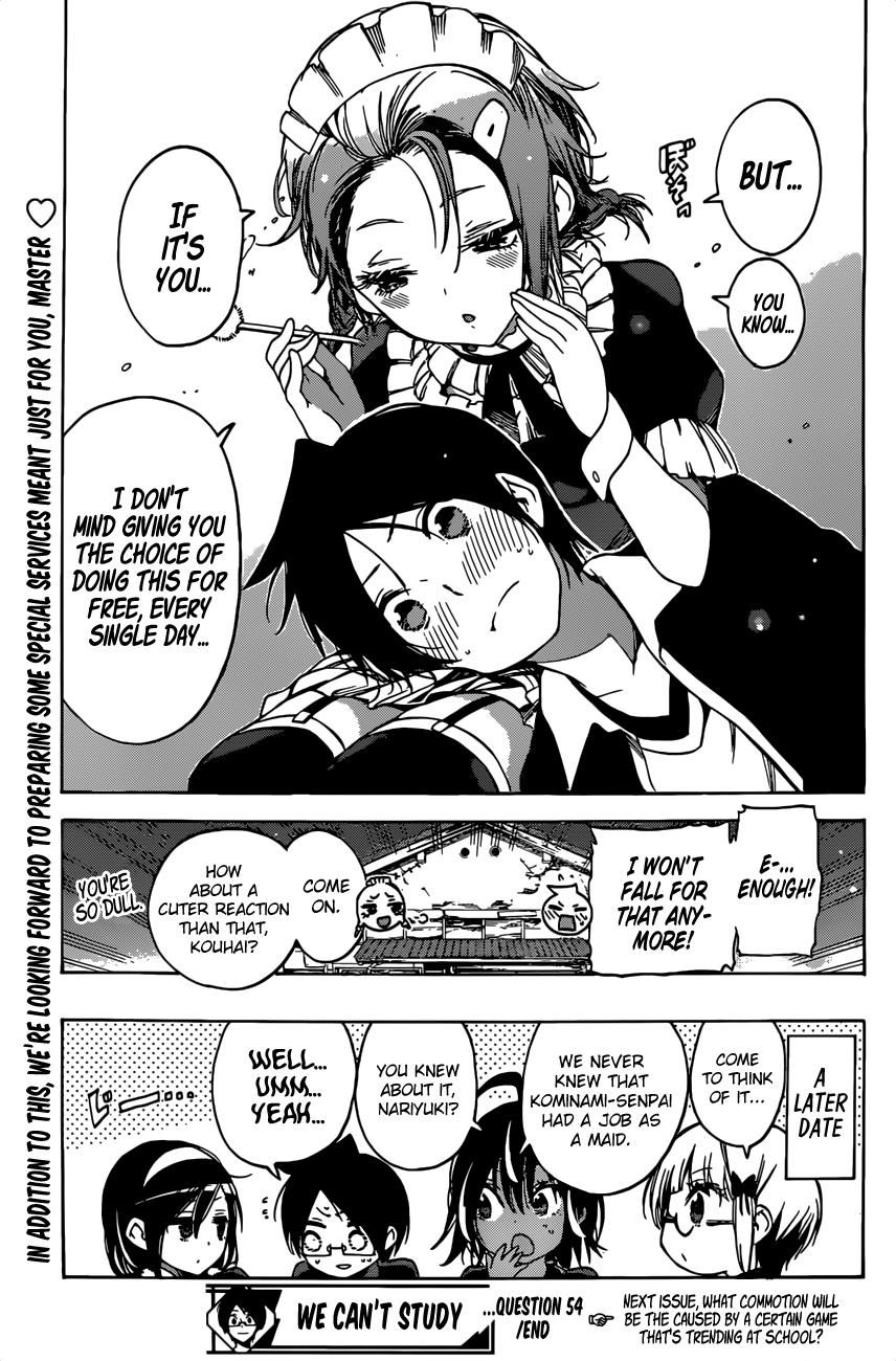 Bokutachi wa Benkyou ga Dekinai Chapter 54 - Page 22