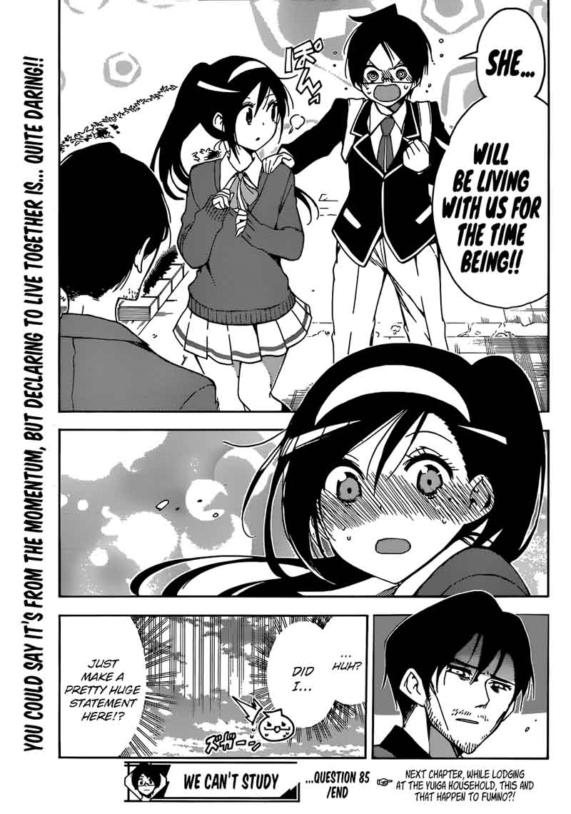 Bokutachi wa Benkyou ga Dekinai Chapter 85 - Page 19