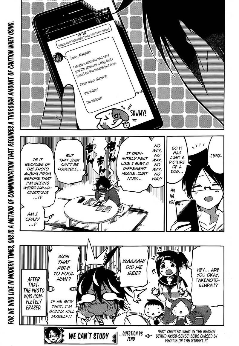 Bokutachi wa Benkyou ga Dekinai Chapter 98 - Page 21