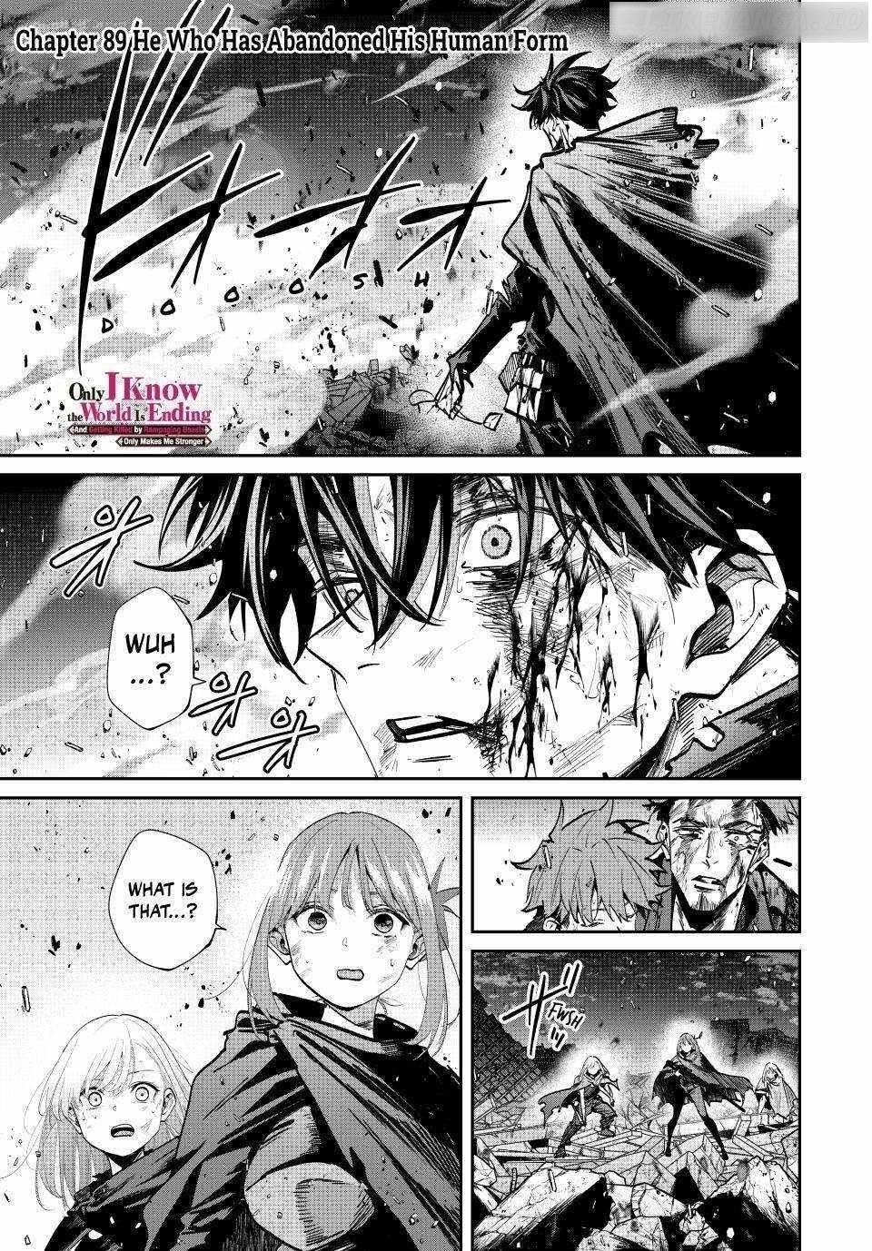 Only I Know That the World Will End Chapter 89 - Page 1