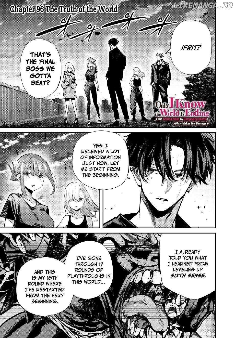 Only I Know That the World Will End Chapter 96 - Page 1