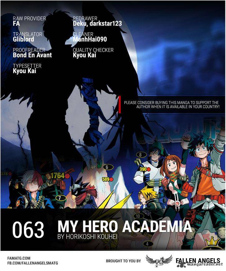 My Hero Academia Chapter 63 - Page 1