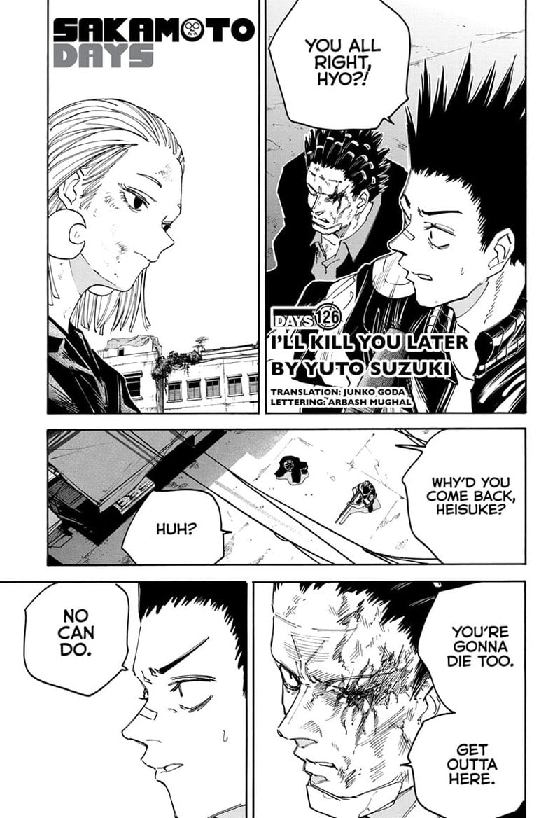 Sakamoto Days Chapter 126 - Page 1