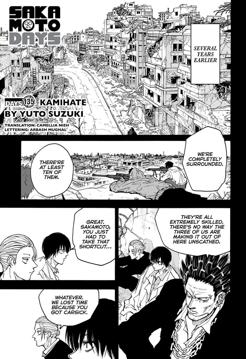 Sakamoto Days Chapter 135 - Page 1