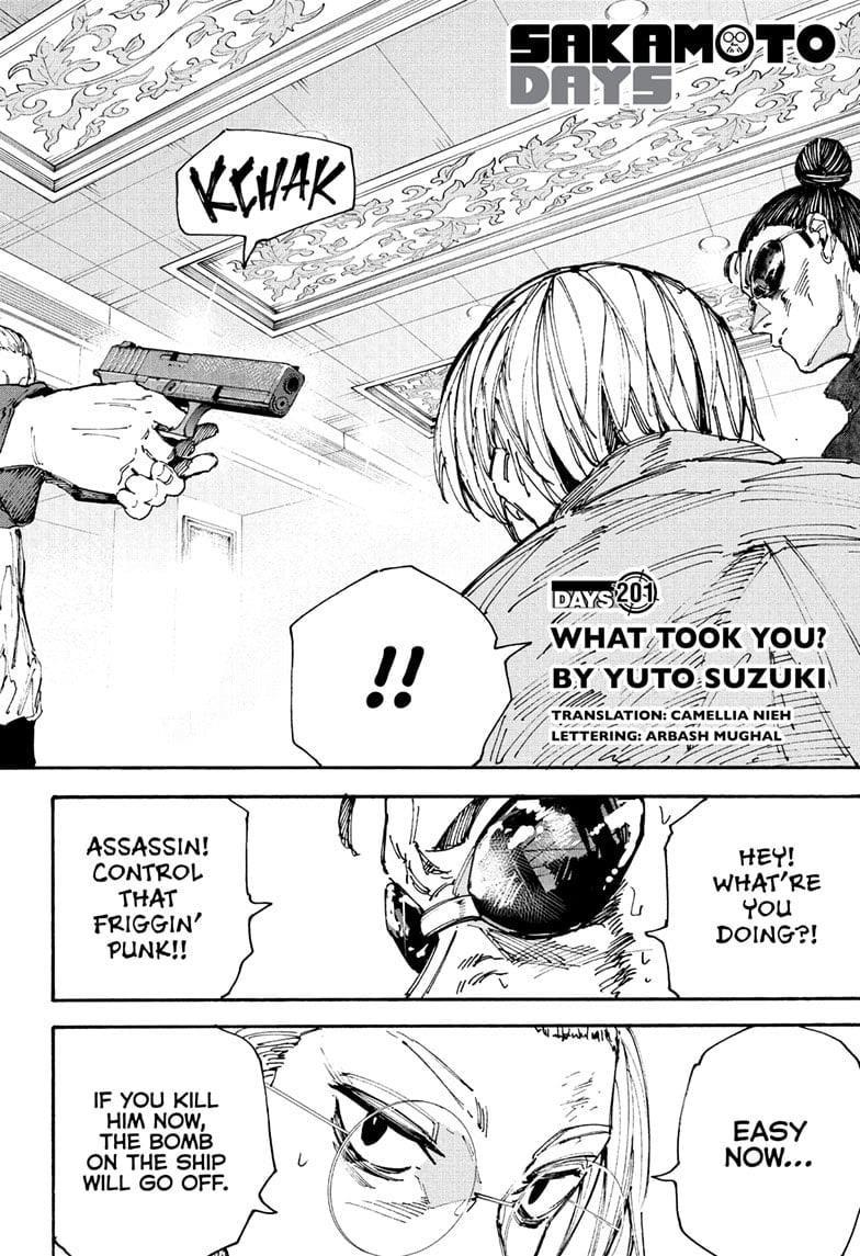 Sakamoto Days Chapter 201 - Page 2