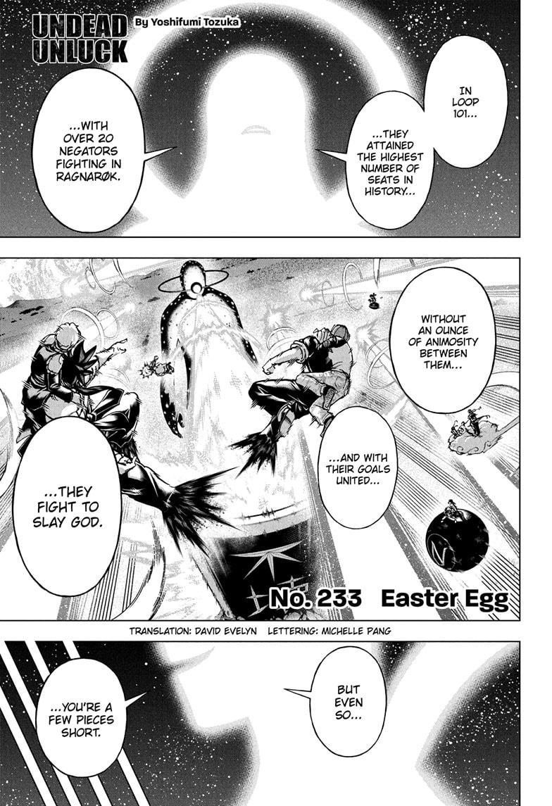 Undead + Unluck Chapter 233 - Page 1