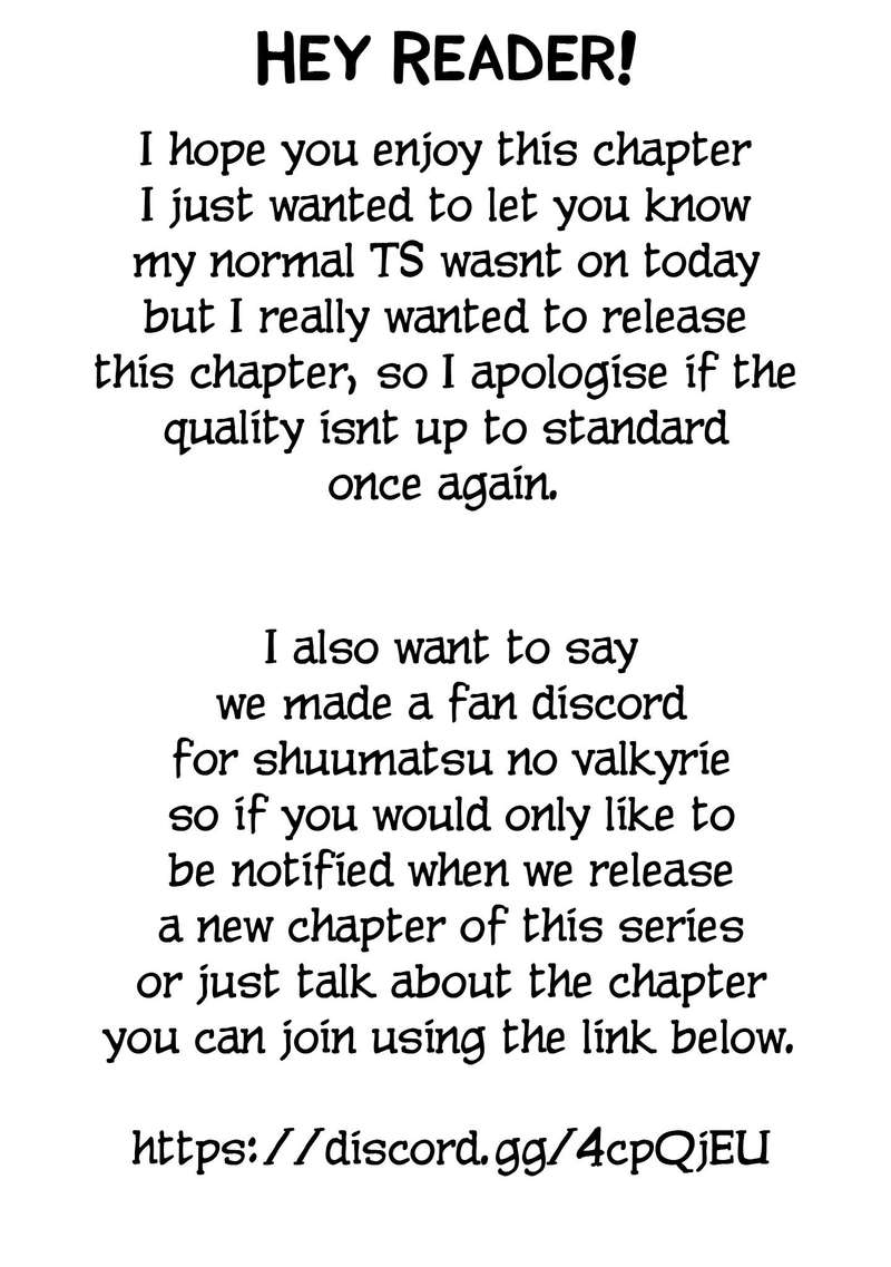 SHUUMATSU NO VALKYRIE Chapter 11 - Page 1