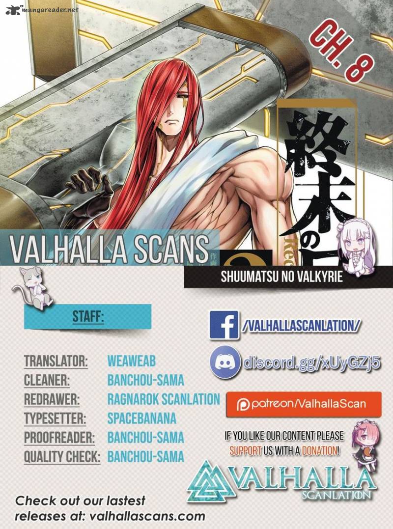 SHUUMATSU NO VALKYRIE Chapter 8 - Page 1