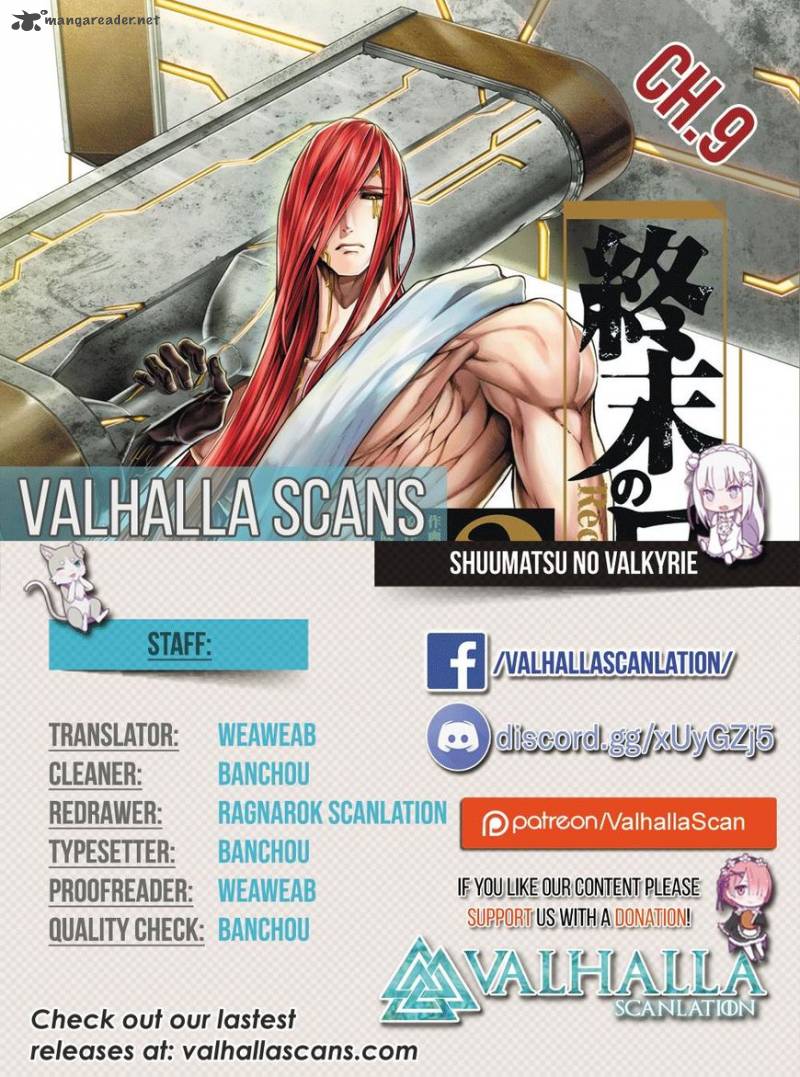 SHUUMATSU NO VALKYRIE Chapter 9 - Page 1