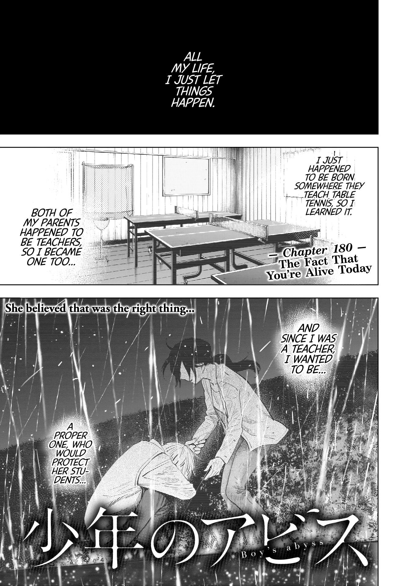 Boy’s Abyss Chapter 180 - Page 1