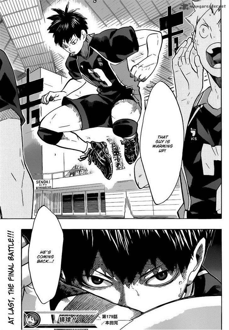 Haikyuu!! Chapter 179 - Page 16
