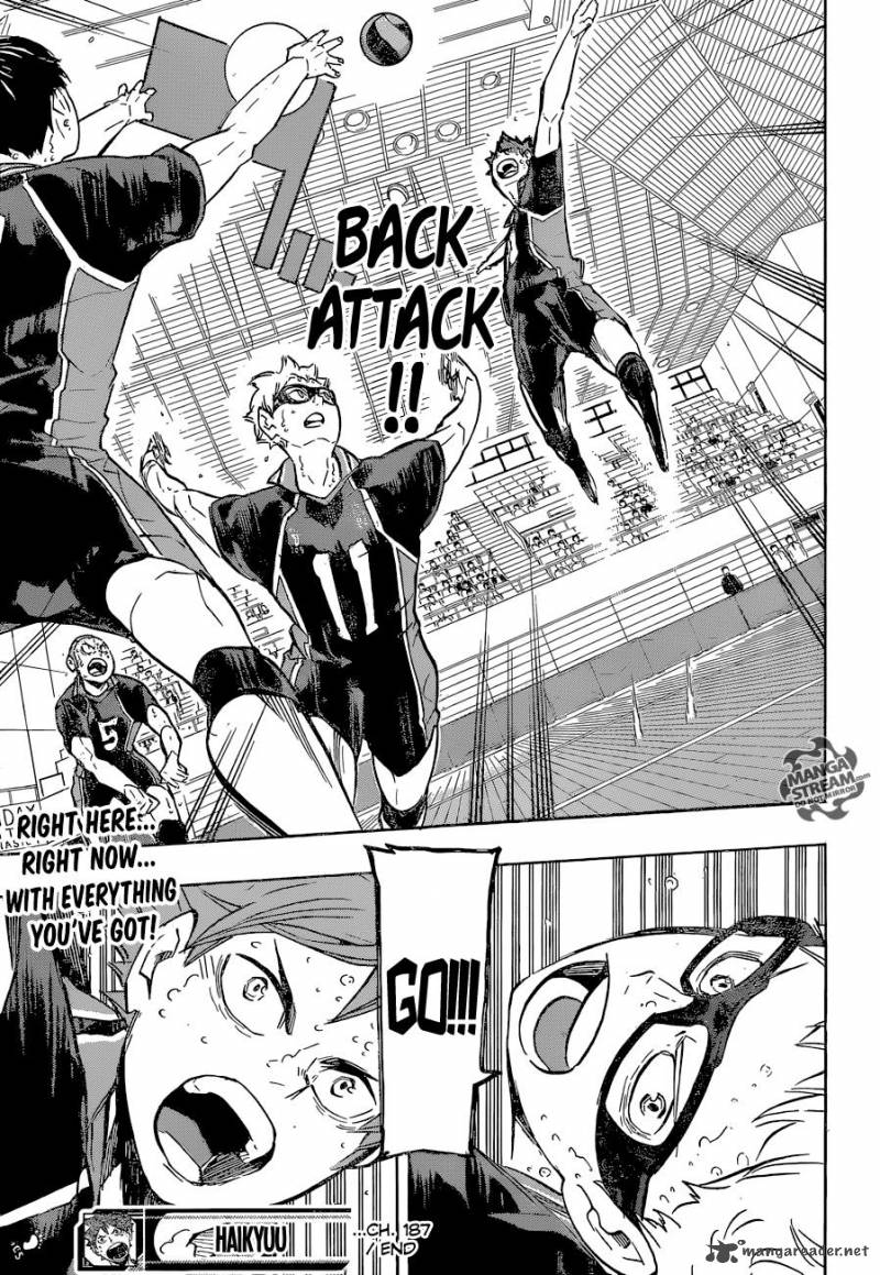 Haikyuu!! Chapter 187 - Page 18