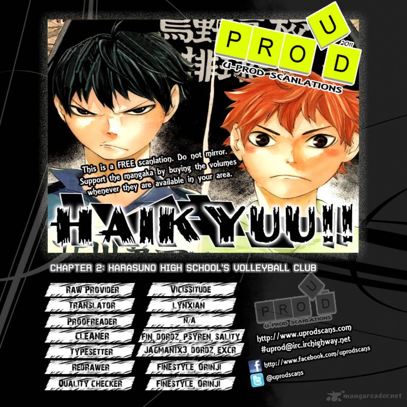 Haikyuu!! Chapter 2 - Page 1
