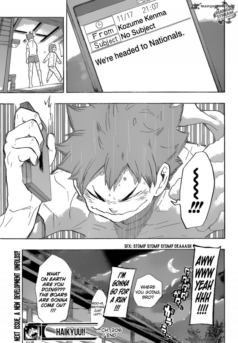 Haikyuu!! Chapter 206 - Page 18