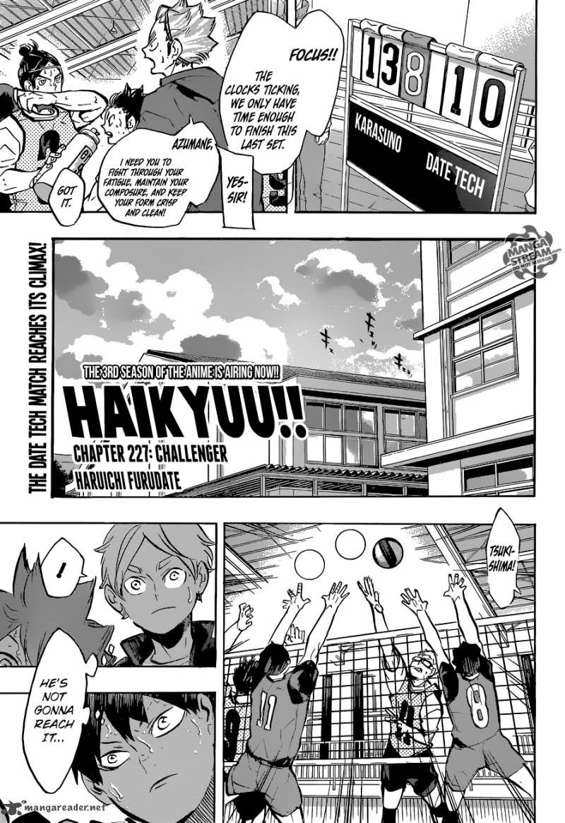 Haikyuu!! Chapter 227 - Page 1