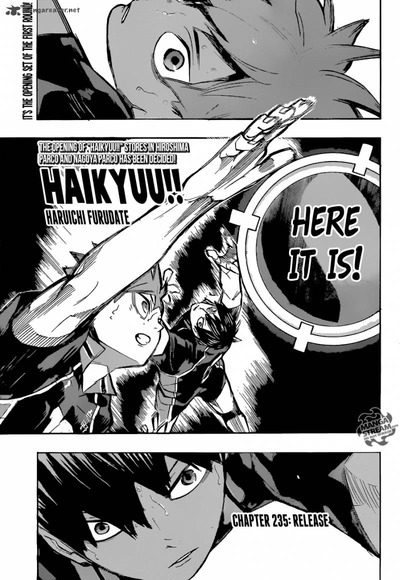 Haikyuu!! Chapter 235 - Page 1