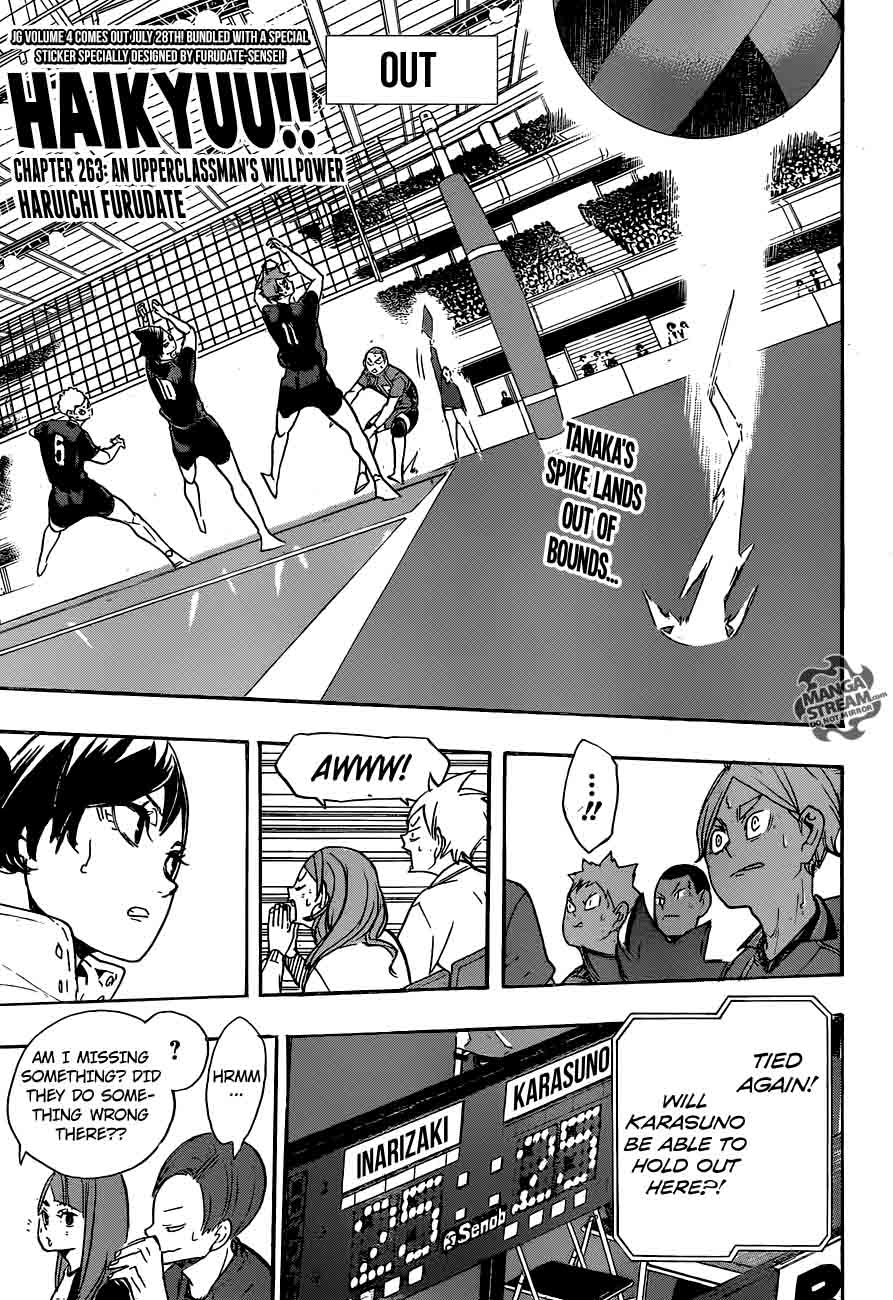 Haikyuu!! Chapter 263 - Page 1