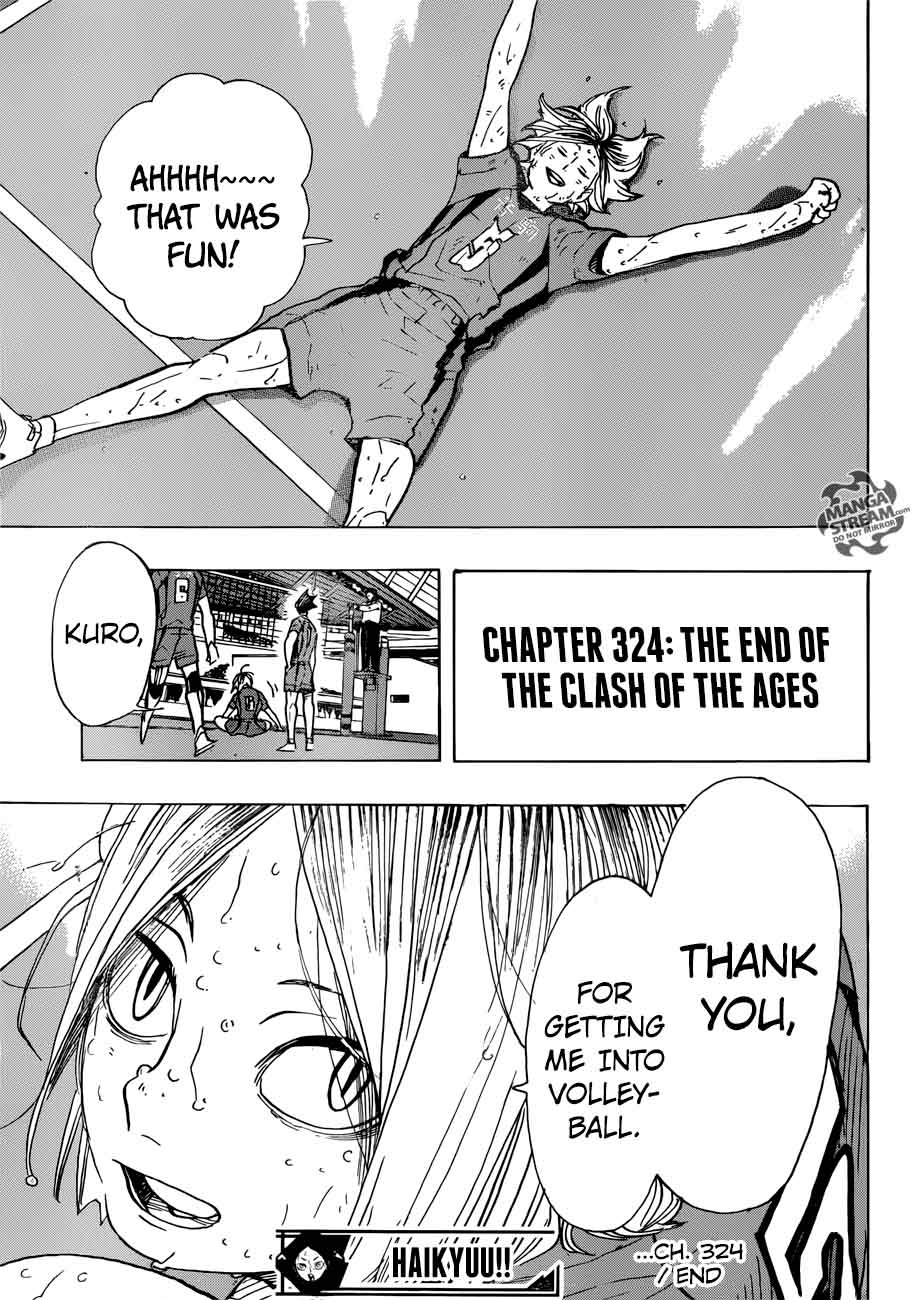 Haikyuu!! Chapter 324 - Page 16