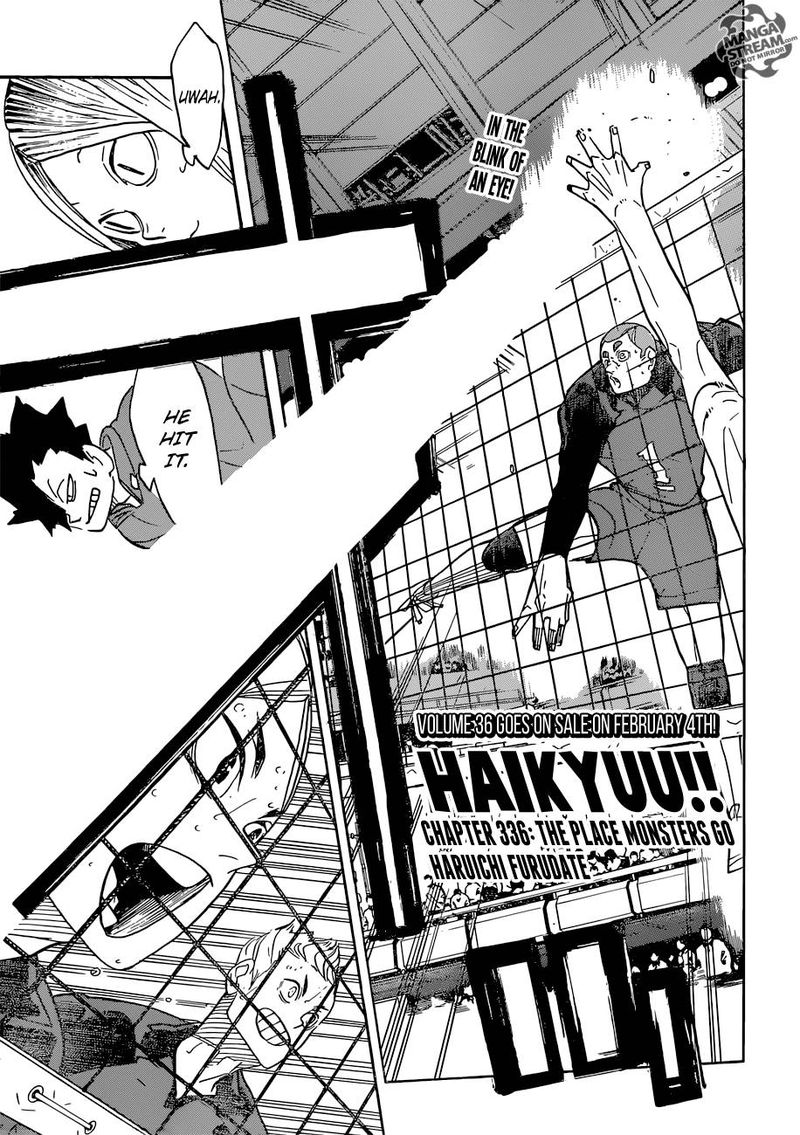 Haikyuu!! Chapter 336 - Page 1