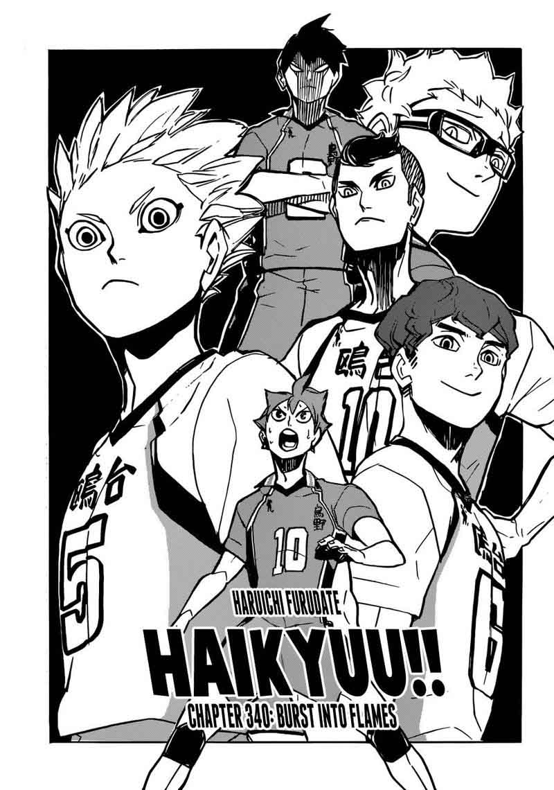 Haikyuu!! Chapter 340 - Page 1