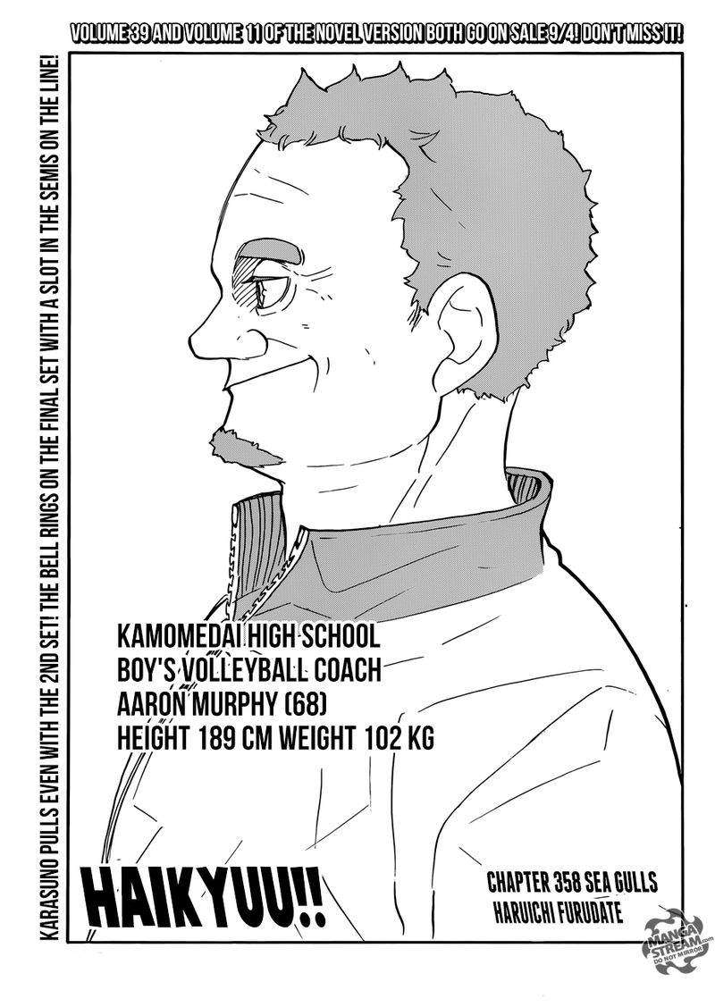 Haikyuu!! Chapter 358 - Page 1