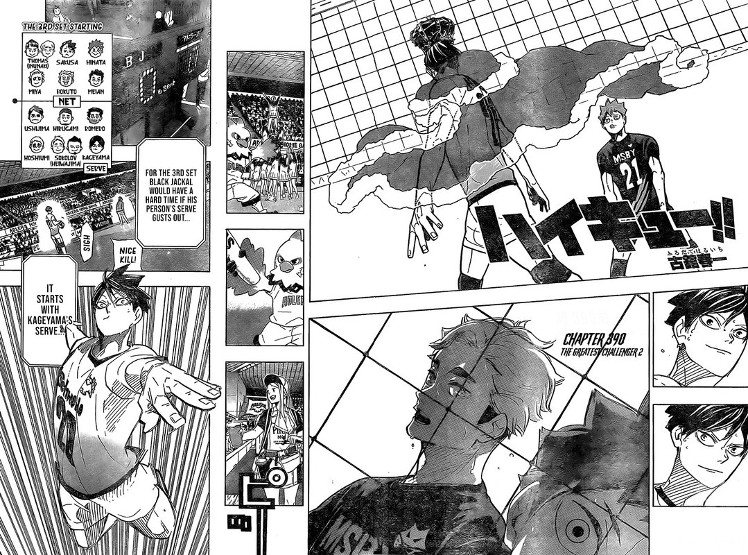 Haikyuu!! Chapter 390 - Page 2