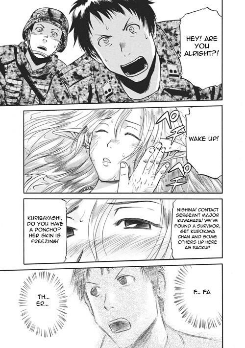 Gate – Jietai Kare No Chi Nite, Kaku Tatakeri Chapter 3 - Page 1