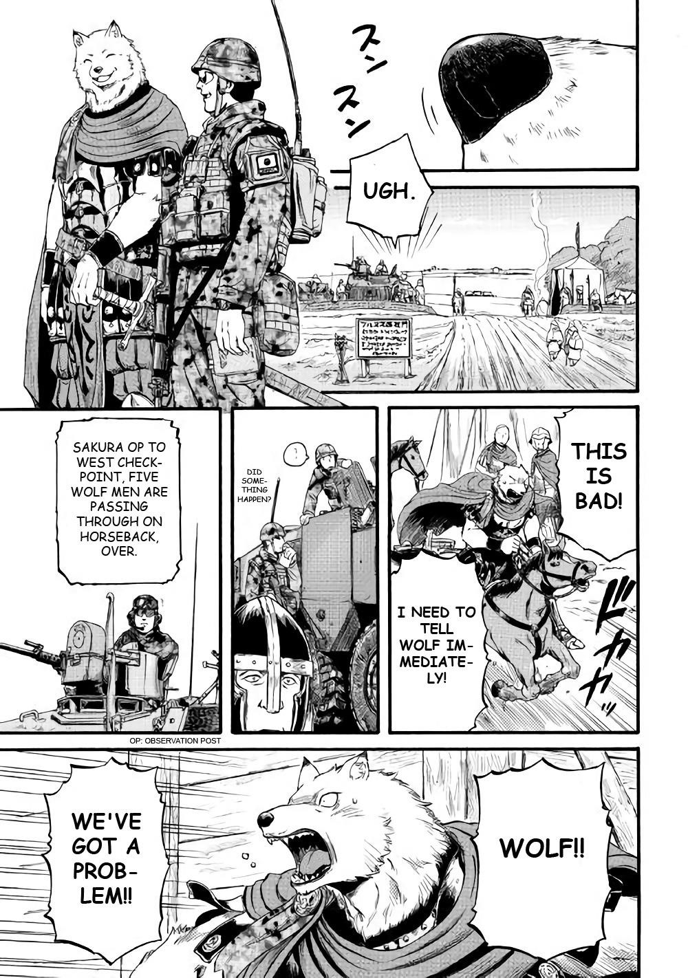 Gate – Jietai Kare No Chi Nite, Kaku Tatakeri Chapter 69.5 - Page 3