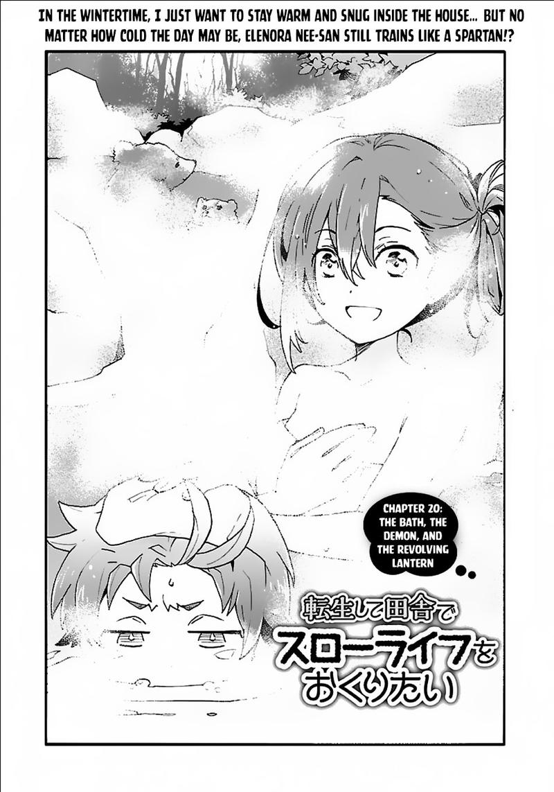 Tensei Shite Inaka de slowlife wo Okuritai Chapter 20 - Page 1