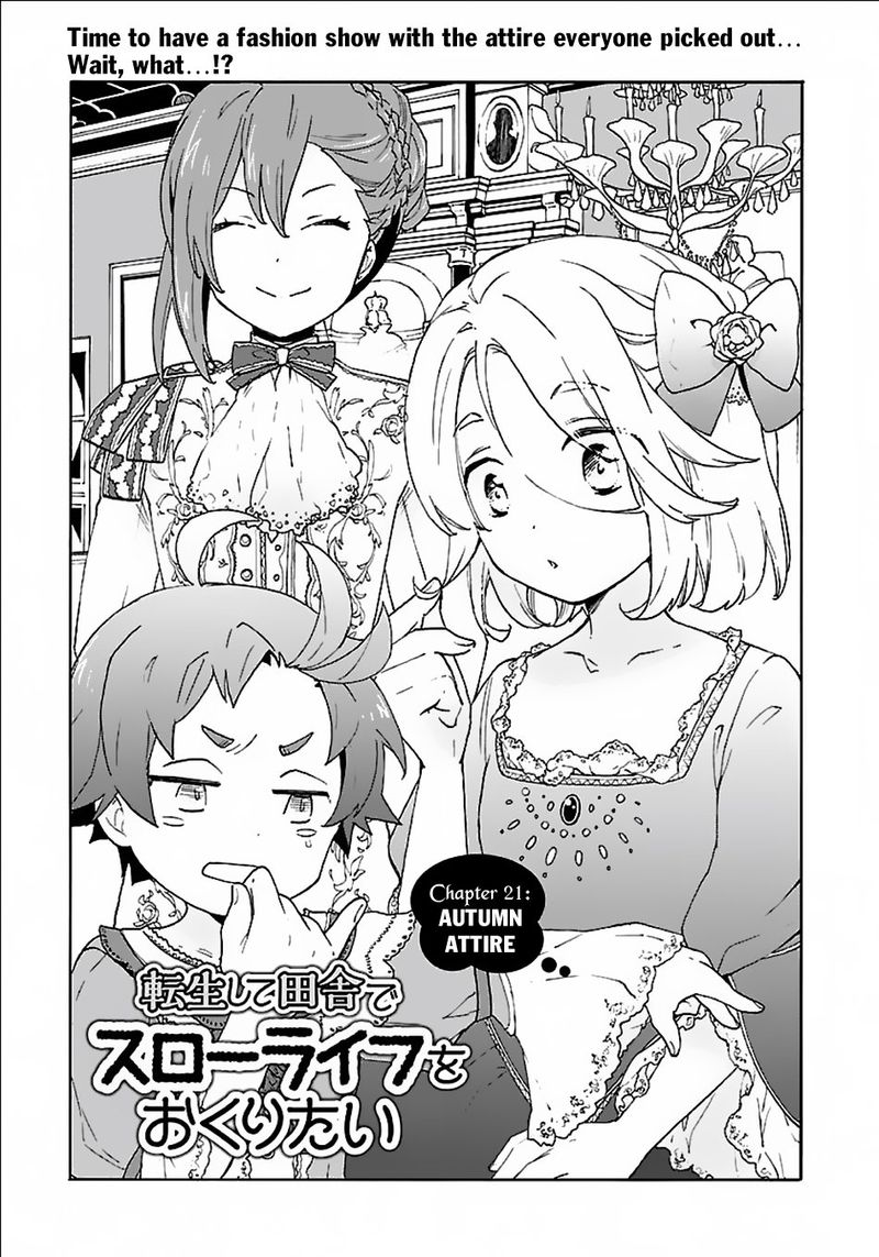 Tensei Shite Inaka de slowlife wo Okuritai Chapter 21 - Page 1