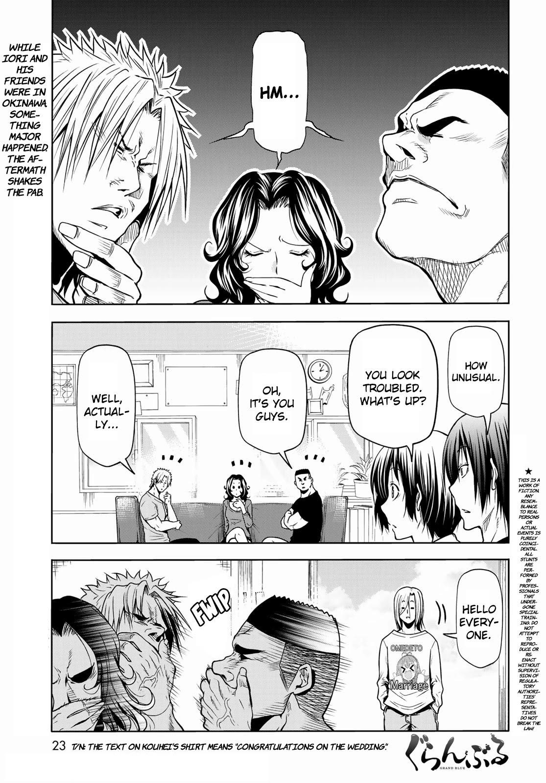 Grand Blue Chapter 72 - Page 1