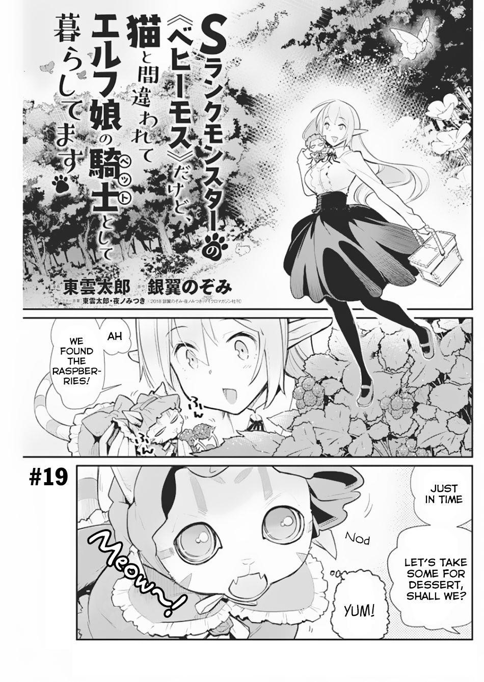 I Am Behemoth Of The S Rank Monster But I Am Mistaken As A Cat And I Live As A Pet Of Elf Girl Chapter 19 - Page 1