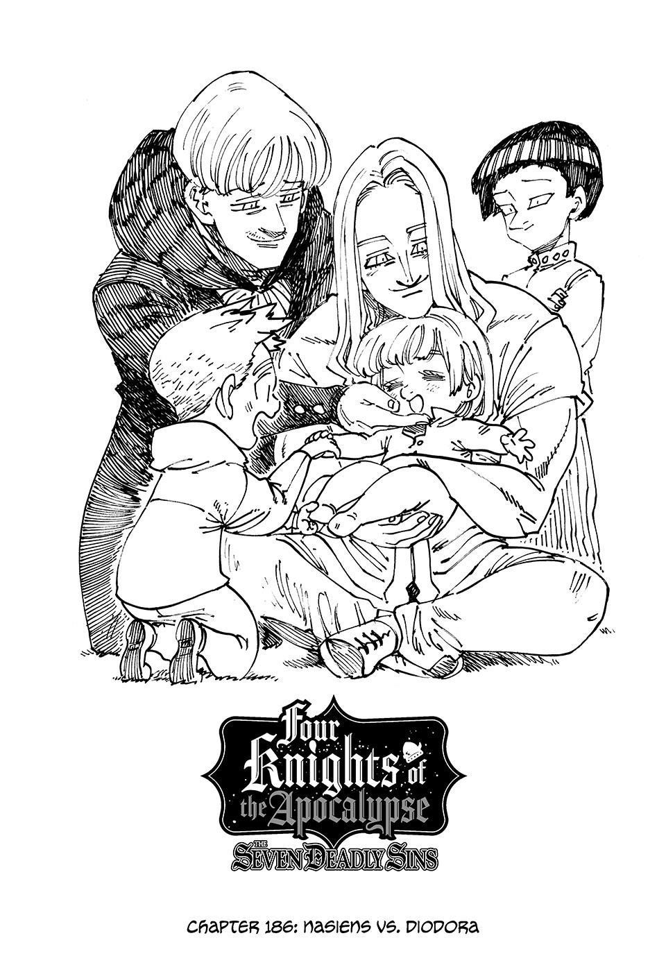 Mokushiroku no Yonkishi Chapter 186 - Page 1