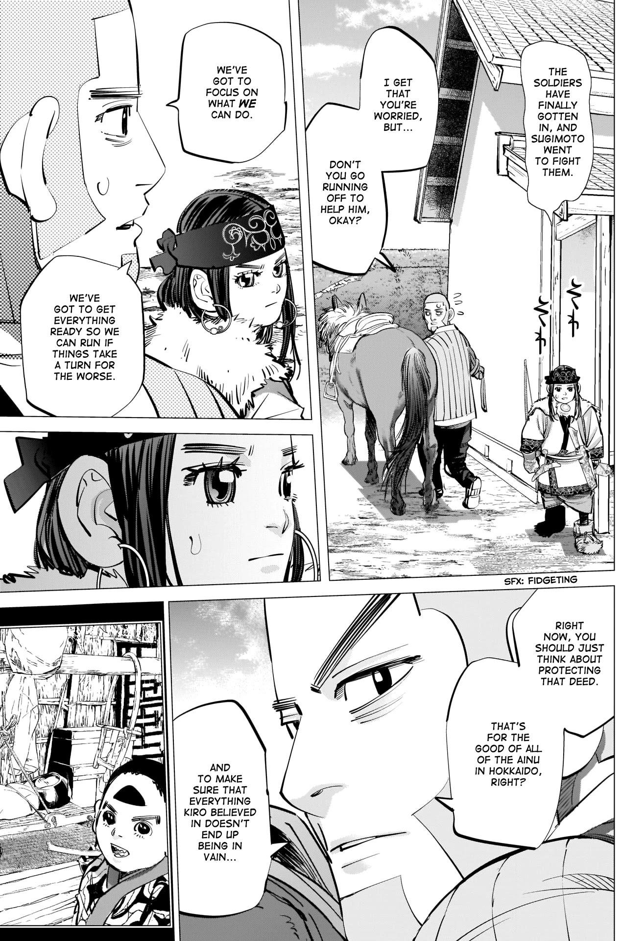 Golden Kamui Chapter 293 - Page 9