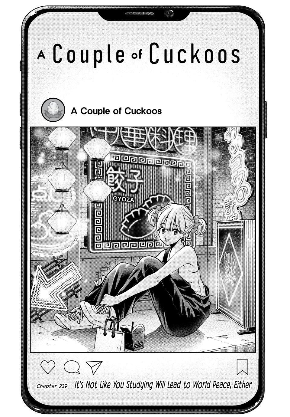 A Couple of Cuckoos Chapter 239 - Page 1