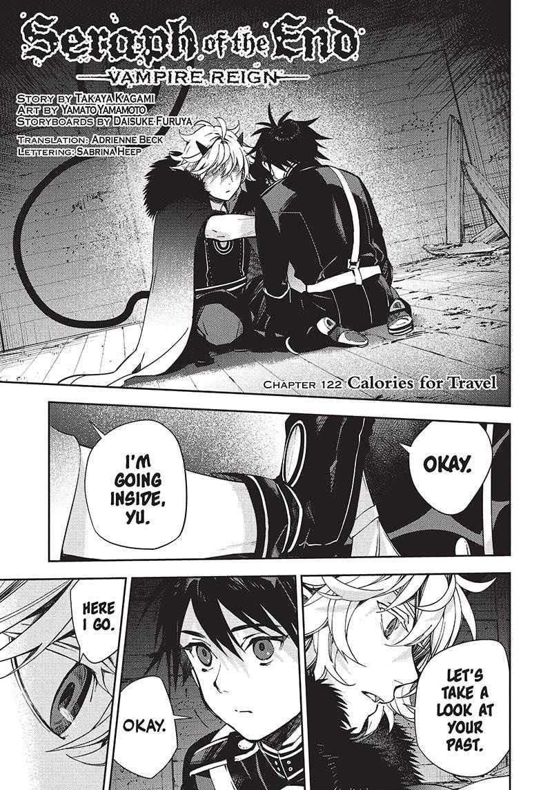 Seraph of the End: Vampire Reign Chapter 122 - Page 1