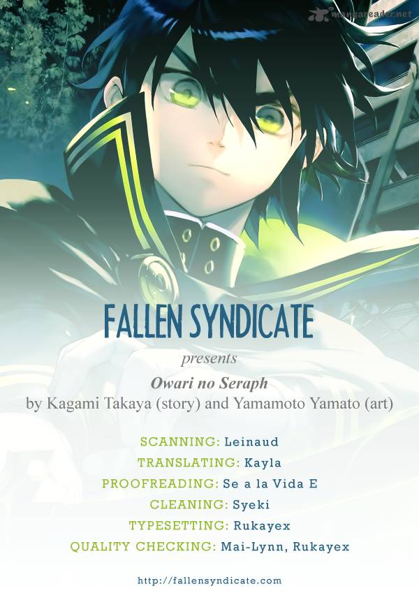 Seraph of the End: Vampire Reign Chapter 3 - Page 1
