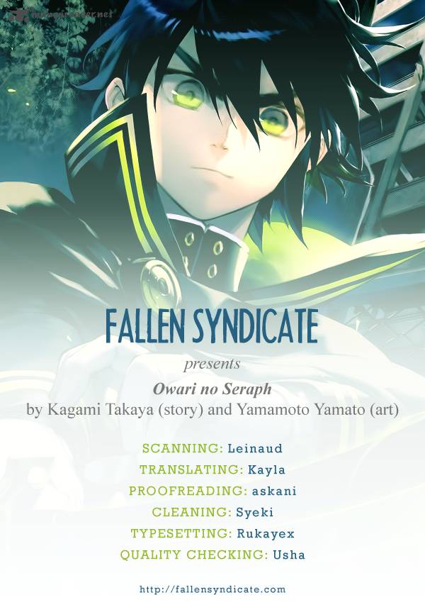 Seraph of the End: Vampire Reign Chapter 6 - Page 1
