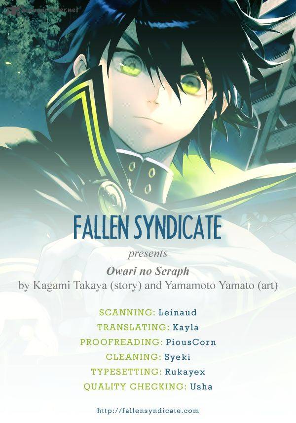Seraph of the End: Vampire Reign Chapter 7 - Page 1
